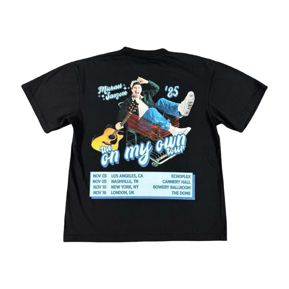 Michael Sanzone The On My Own 2025 Tour Tshirt Size Large